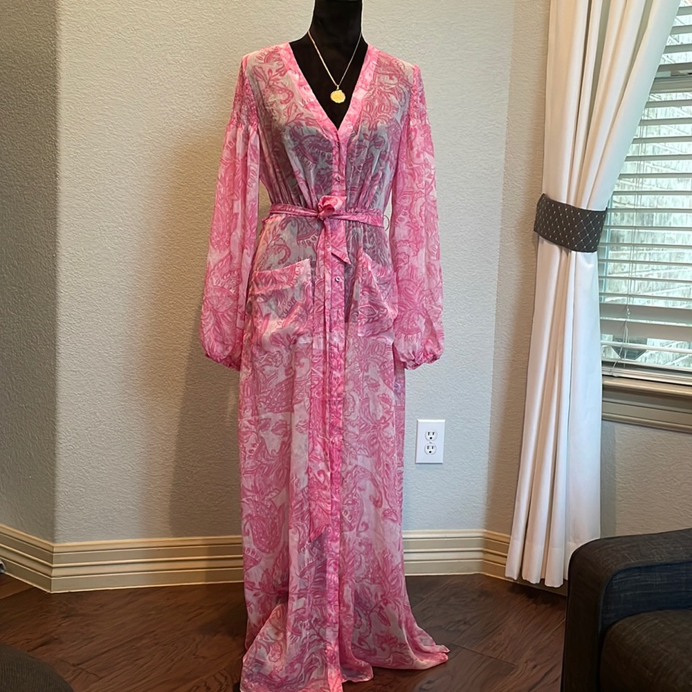Guess, Ls Bre Maxi Duster D View 2